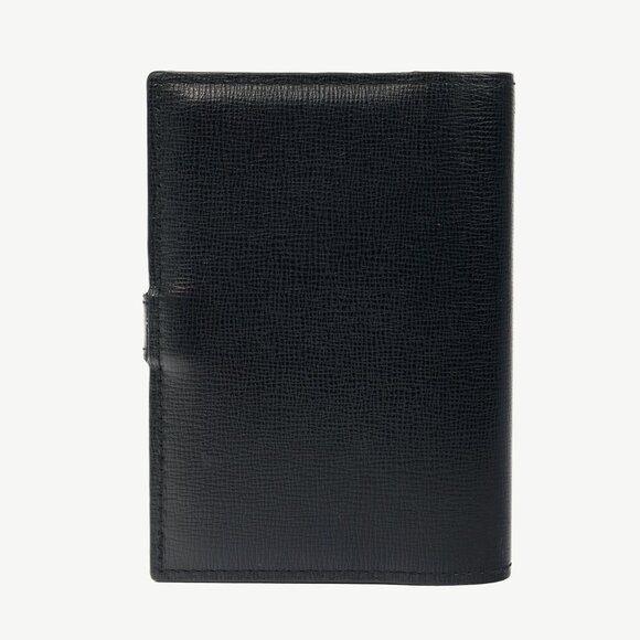 Tiffany & Co. Black Grained-Leather Snap-Closure Passport Cover - Picture 5 of 8